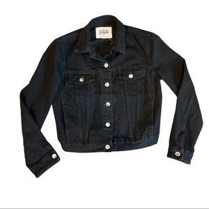 New Zara Black Denim Jacket